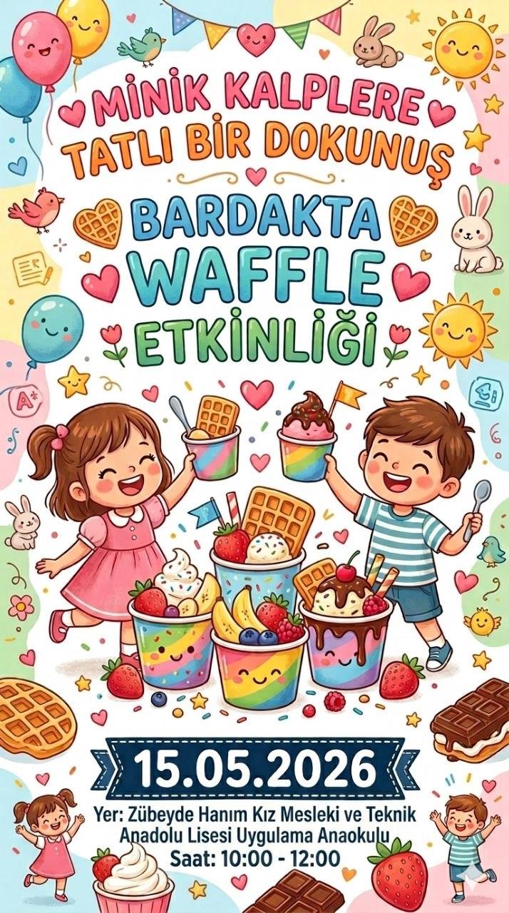 Aşçılık Topluluğunun Bardakta Waffle Etkinliği